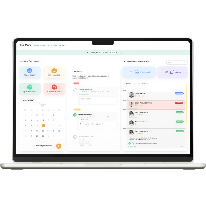 Assistente virtual inteligente WorkAi para otimizar a rotina estratégica da saúde